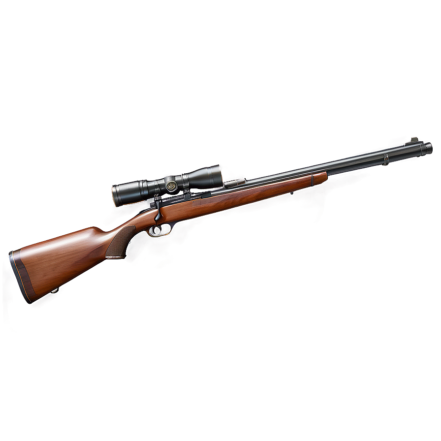 Antique Hunting Rifle Illustration Png 06132024 PNG image