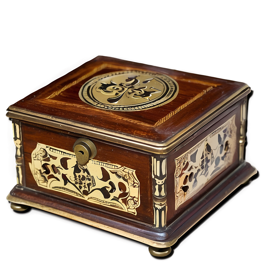 Antique Music Box Png 06282024 PNG image