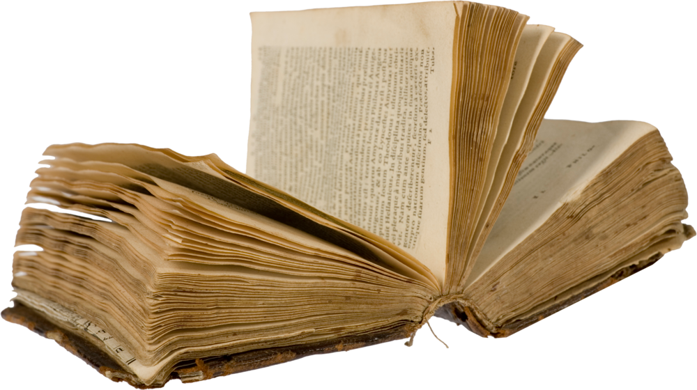 Antique Open Book Texture PNG image