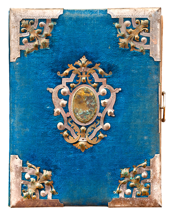 Antique Ornate Book Cover PNG image