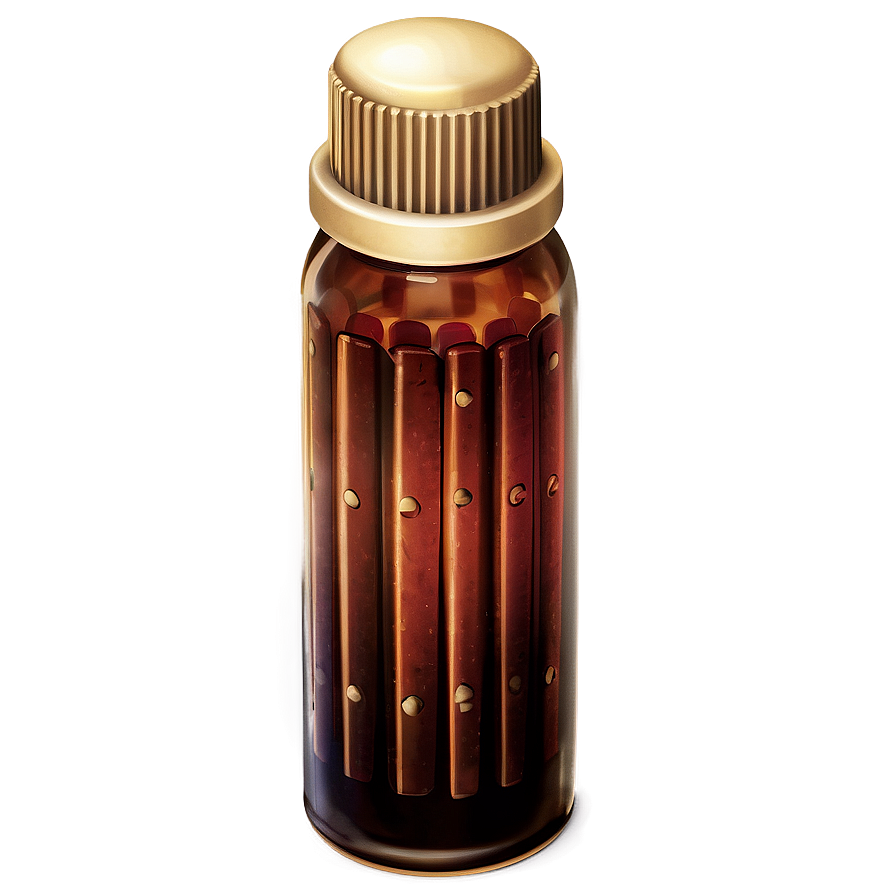 Antique Pill Bottle Png 4 PNG image