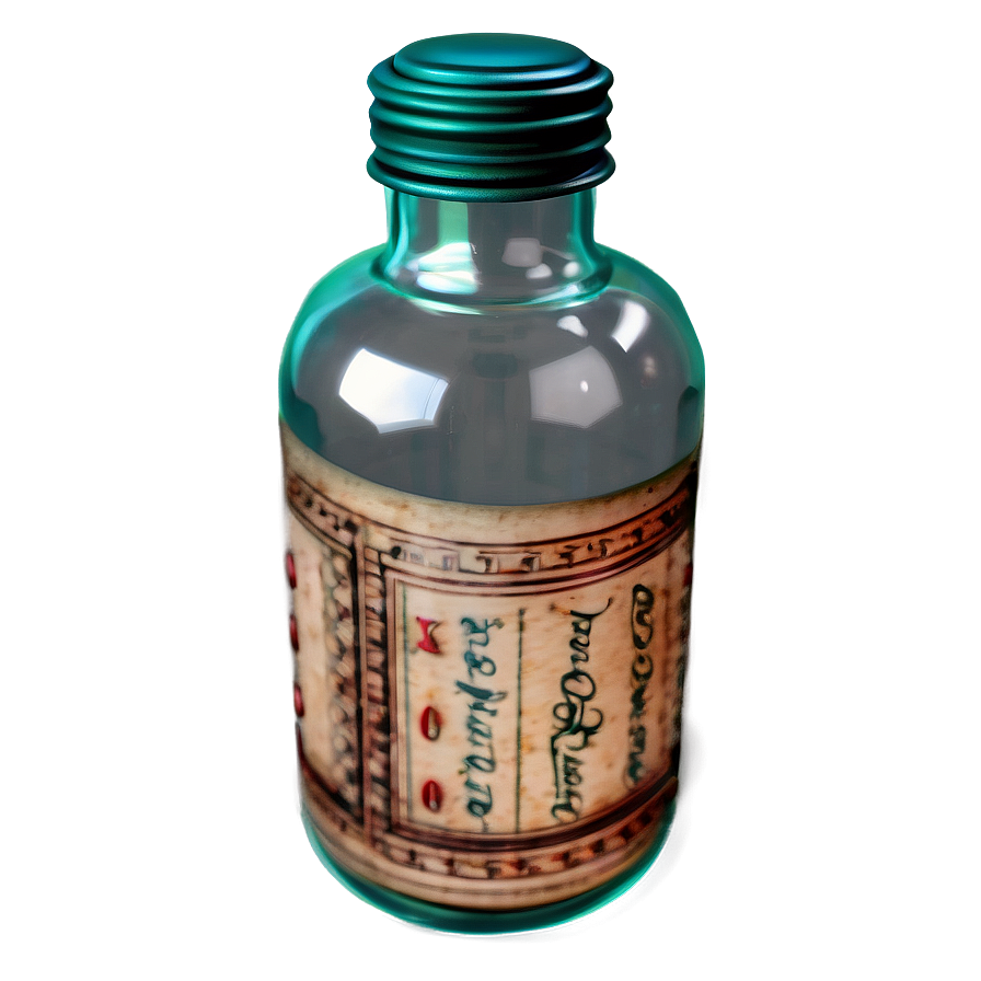 Antique Pill Bottle Png Wuk2 PNG image