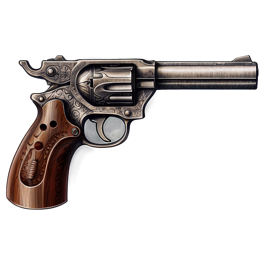 Antique Pistol Sketch Png 36 PNG image