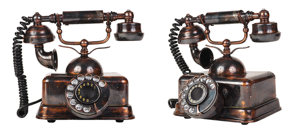 Antique Rotary Telephones PNG image