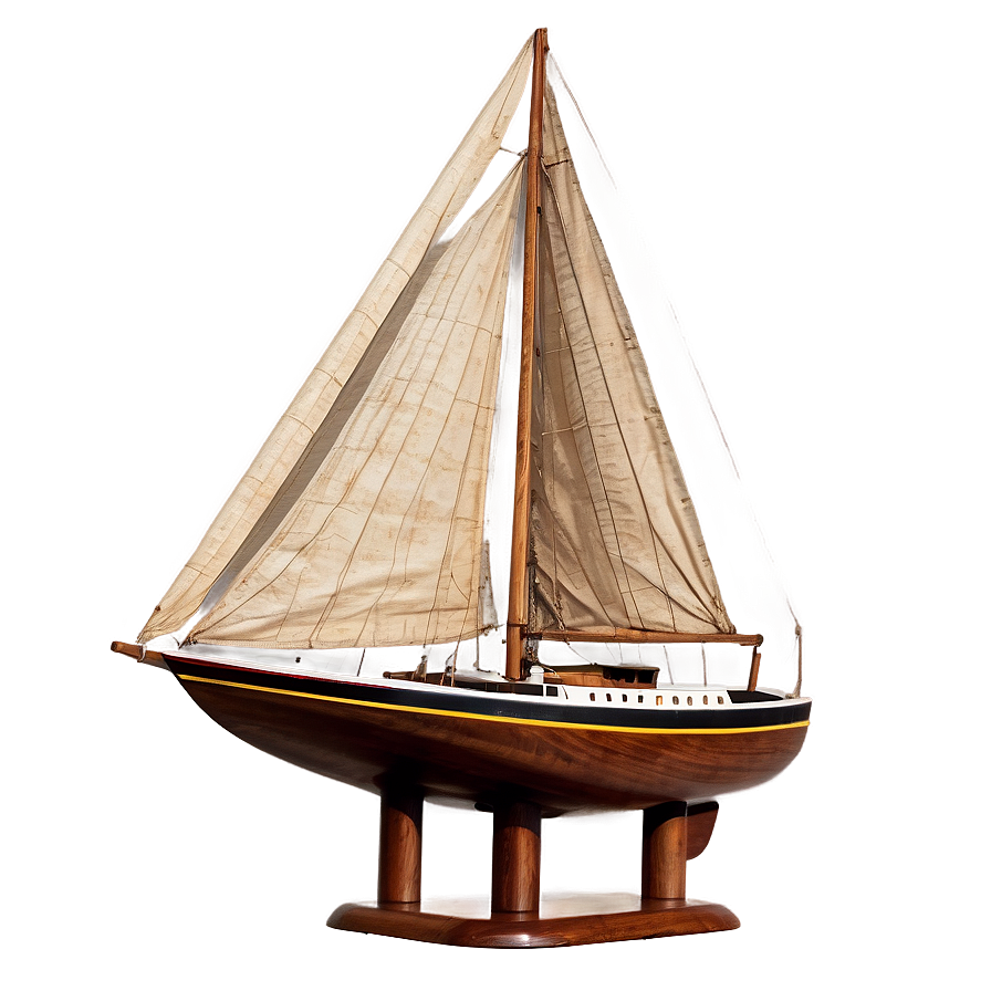 Antique Sailboat Model Png Dqc65 PNG image