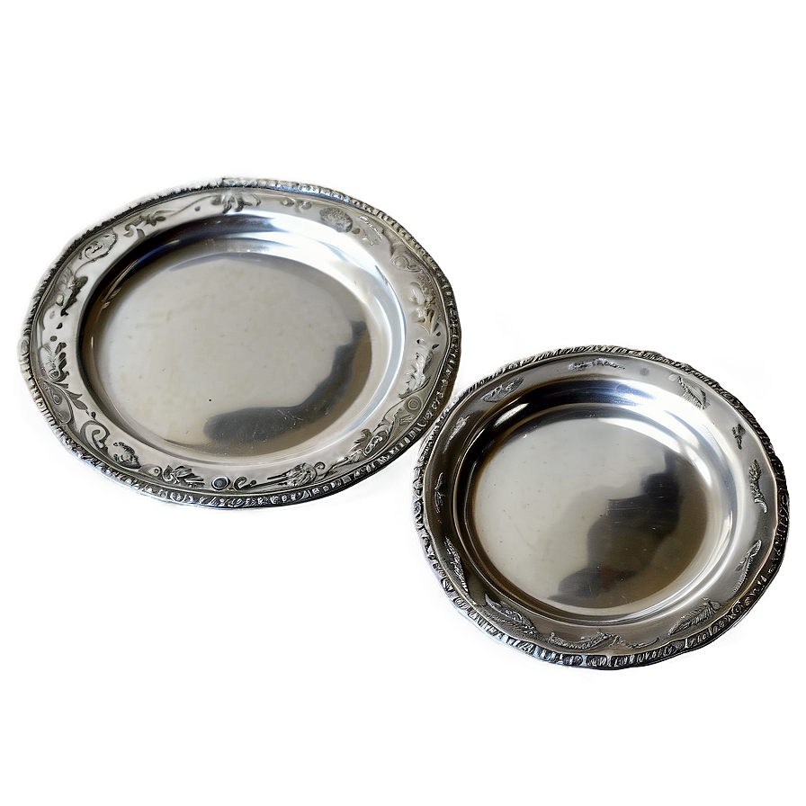 Antique Silver Serving Dishes Png 85 PNG image