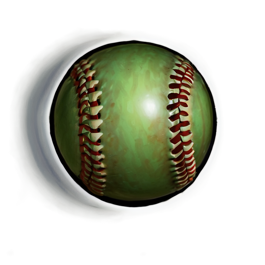 Antique Softball Drawing Png 06292024 PNG image