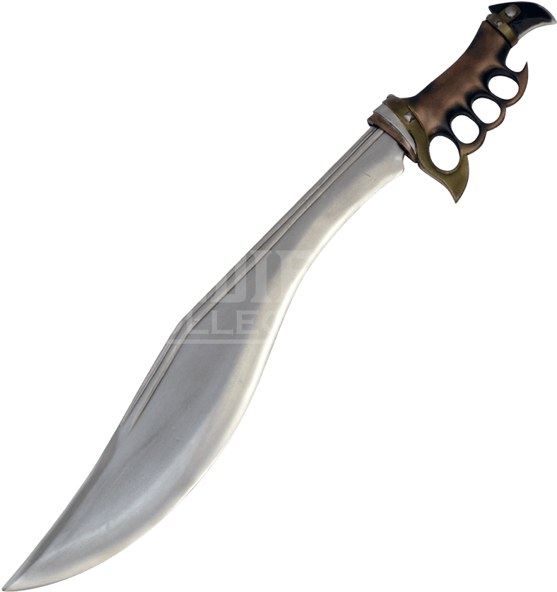 Antique Style Curved Dagger PNG image