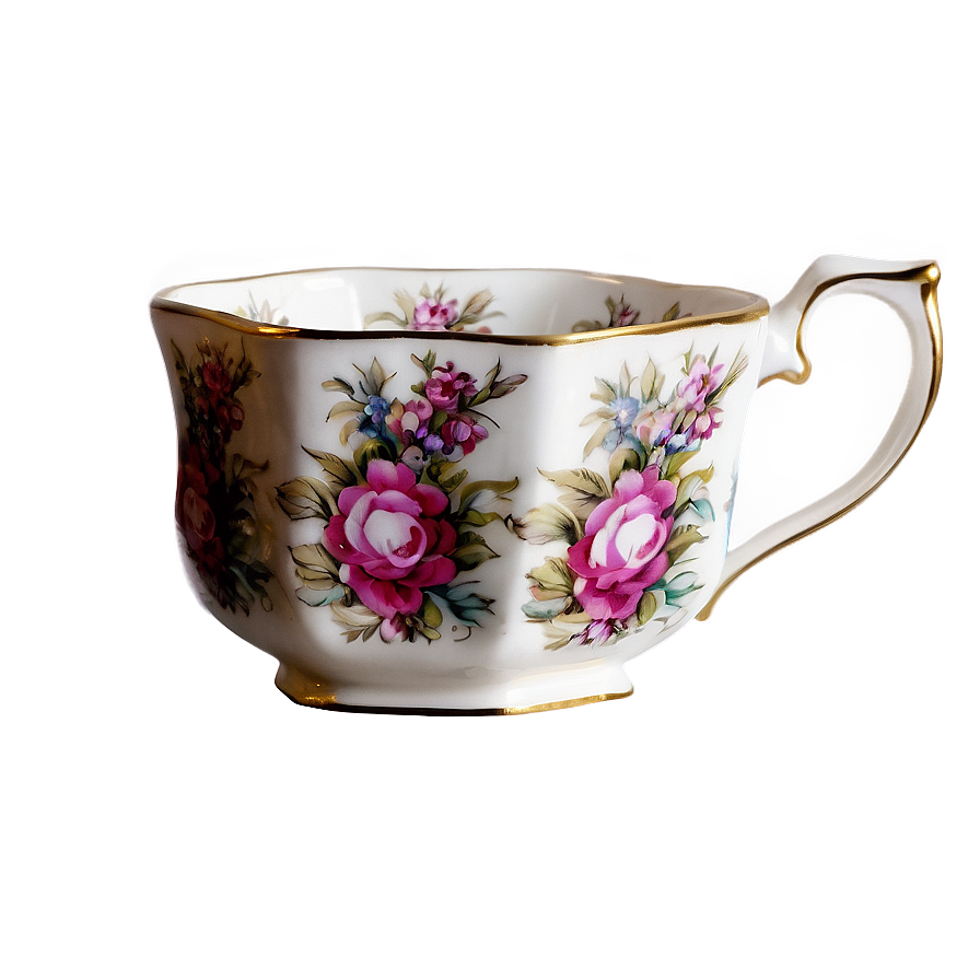 Antique Tea Cup Treasure Png 68 PNG image