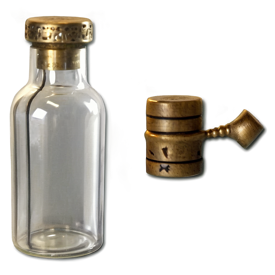 Antique Vial Png 06122024 PNG image