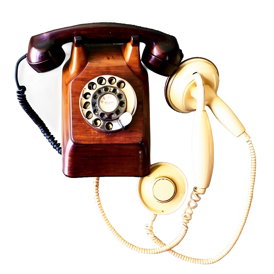 Antique Wall Telephone Png 05252024 PNG image