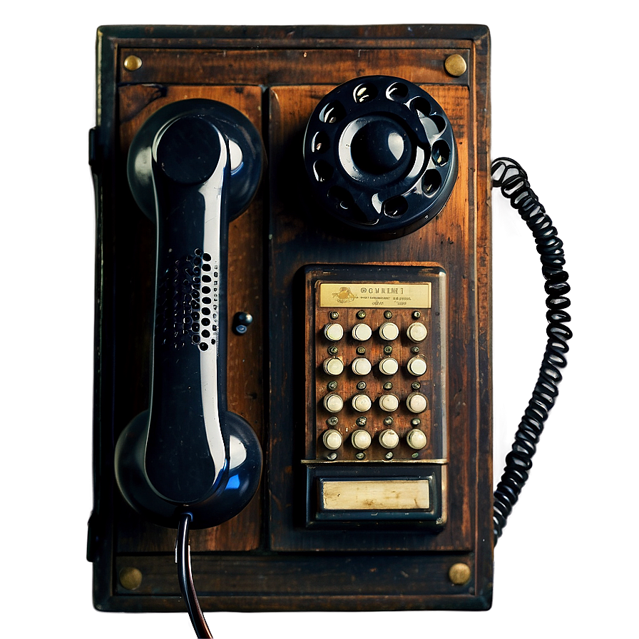 Antique Wall Telephone Png Eqo3 PNG image