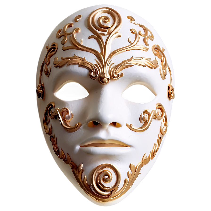 Antique White Mask Png Uhj PNG image