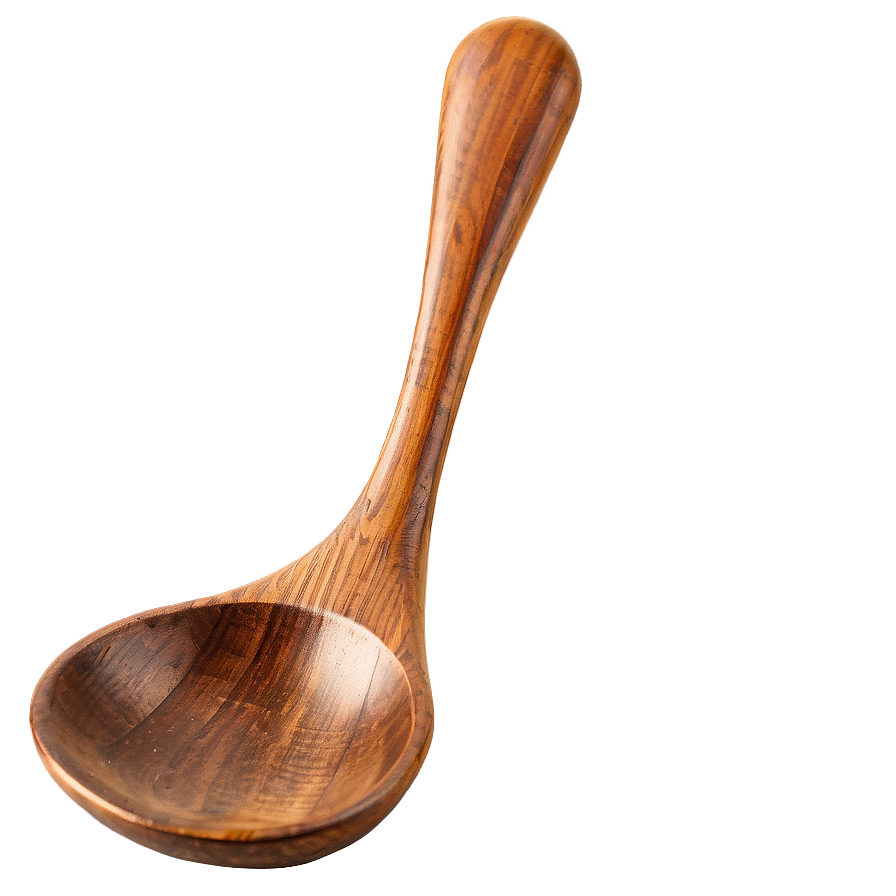 Antique Wooden Spoon Png 06132024 PNG image