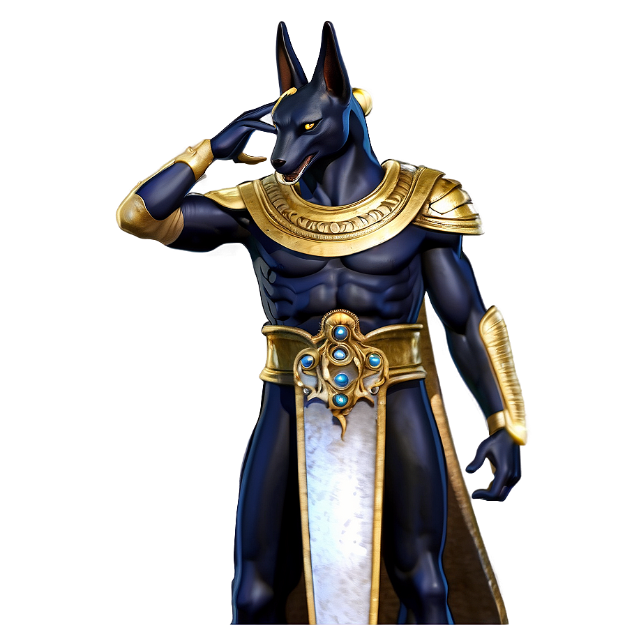 Anubis In Battle Armor Png 06272024 PNG image