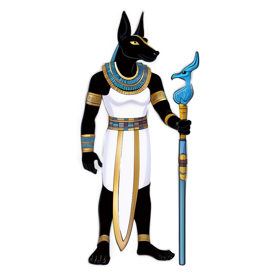 Anubis In Traditional Costume Png 06272024 PNG image