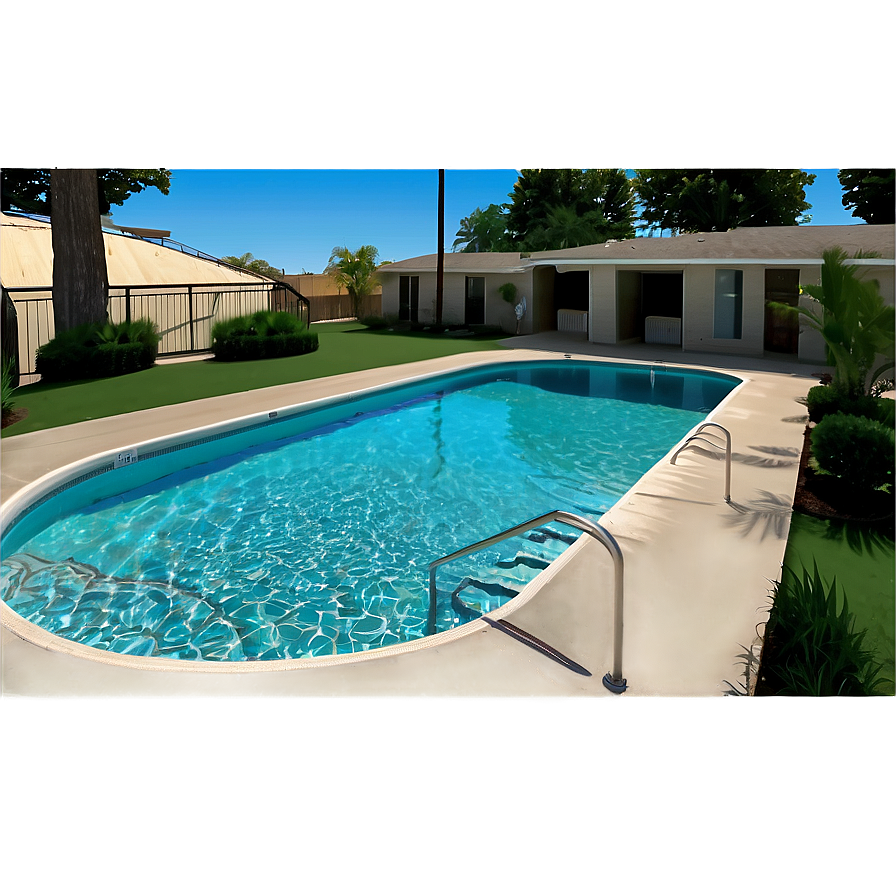 Apartment Complex Pool Png 05242024 PNG image