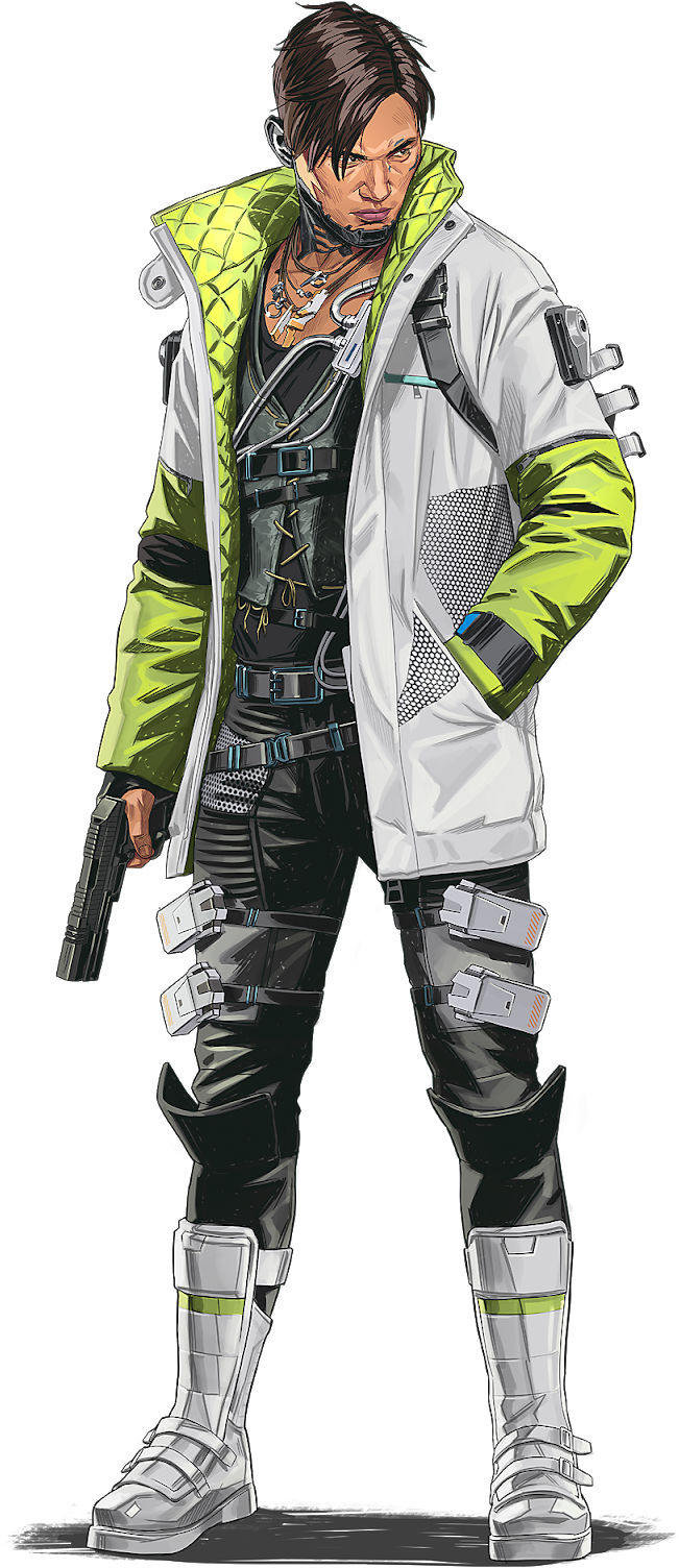 Apex Legends Crypto Character Artwork PNG image