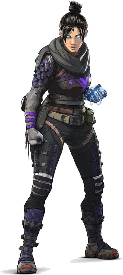 Apex Legends Wraith Character Art PNG image