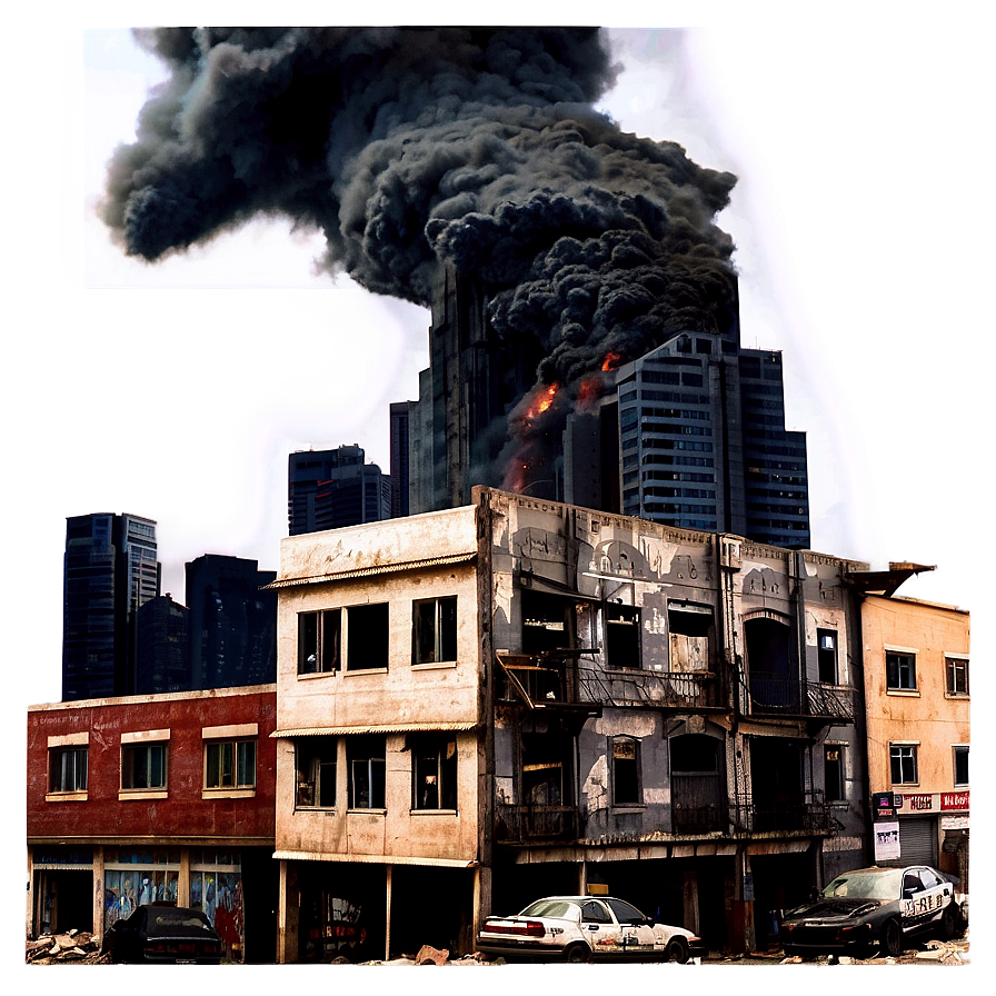 Apocalyptic City Destruction Png 53 PNG image