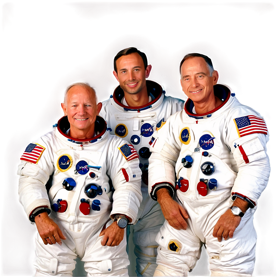 Apollo 11 Crew Png Elo89 PNG image