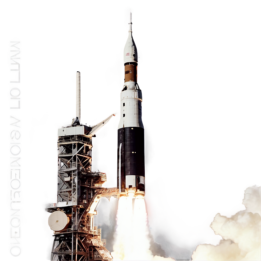 Apollo 11 Historic Launch Png 06242024 PNG image