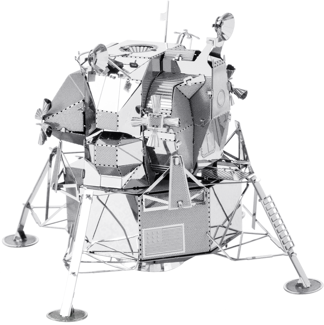 Apollo Lunar Module Blackand White PNG image
