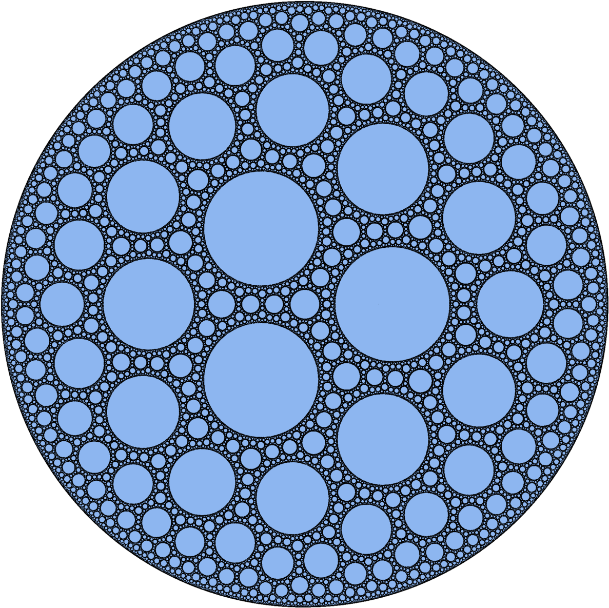 Apollonian_ Gasket_ Pattern PNG image