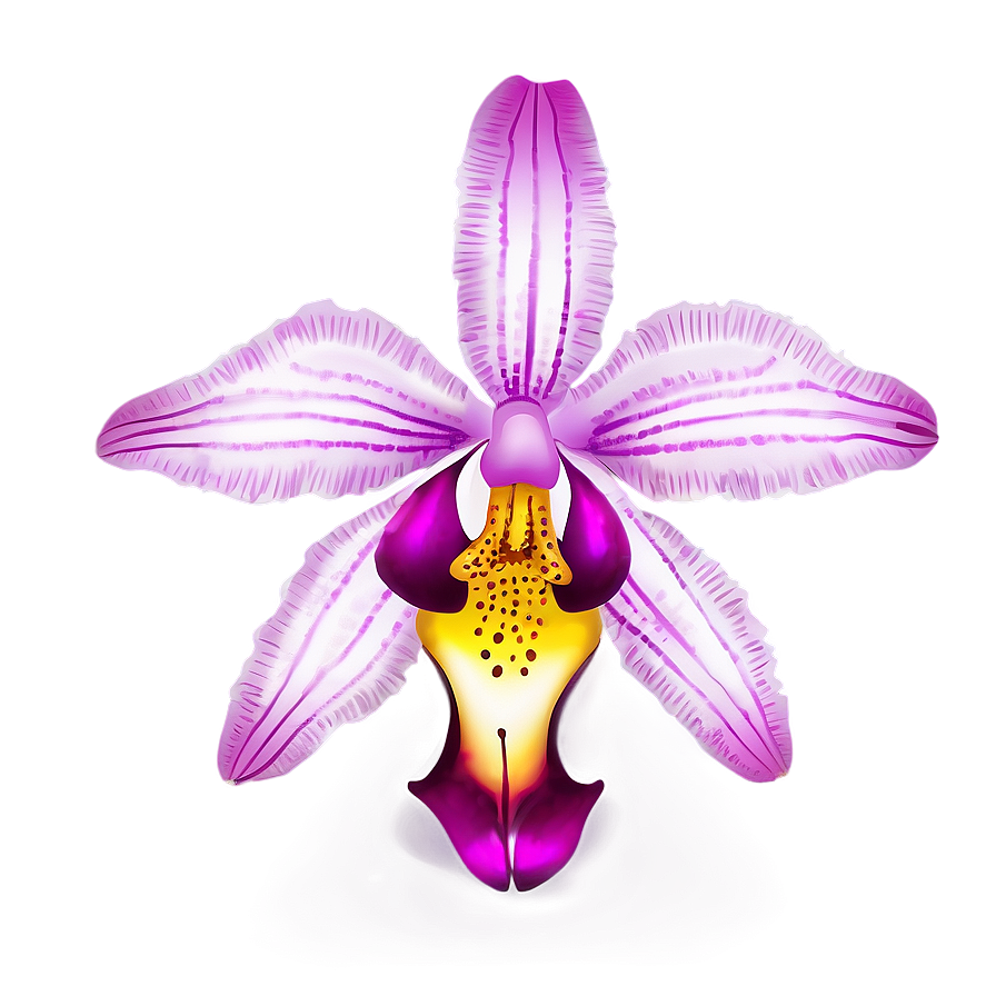 Appealing Orchid Illustration Png 06202024 PNG image