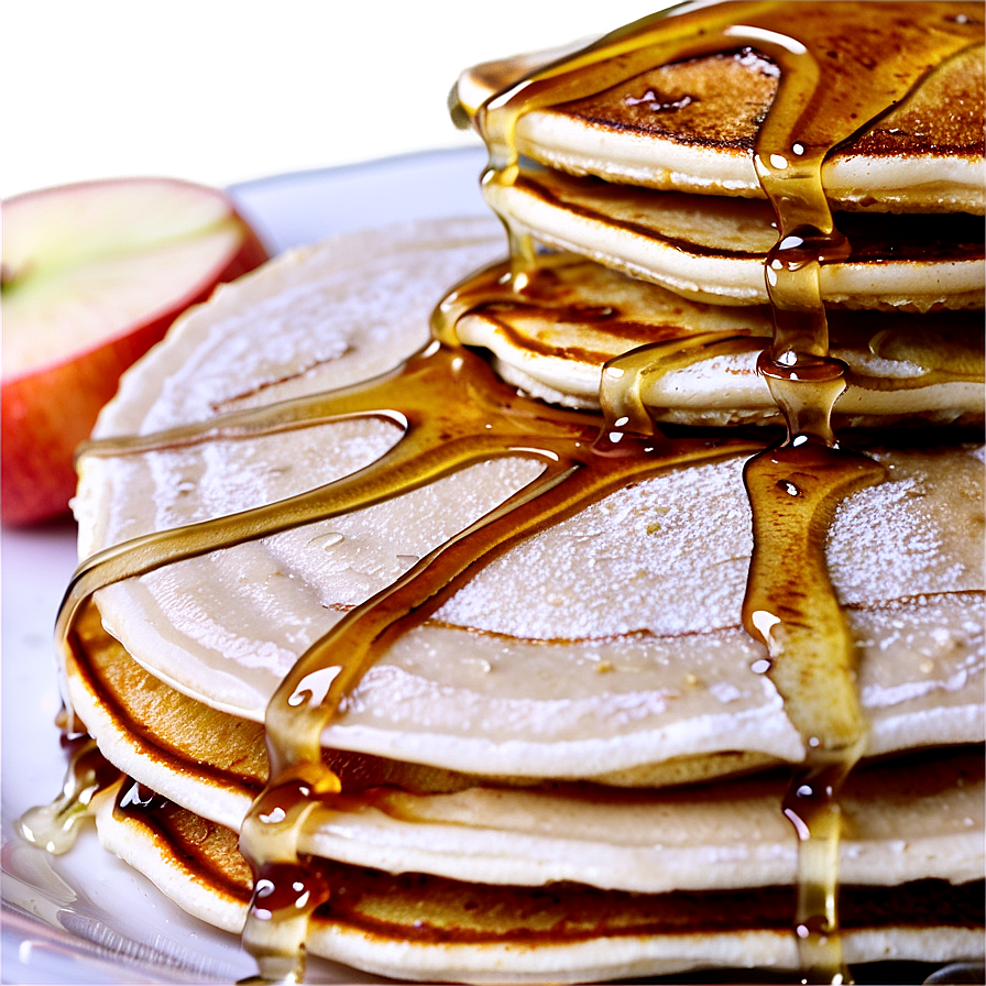 Apple Cinnamon Pancakes Png Hfo PNG image