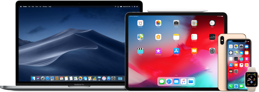 Apple Device Lineup Showcase PNG image