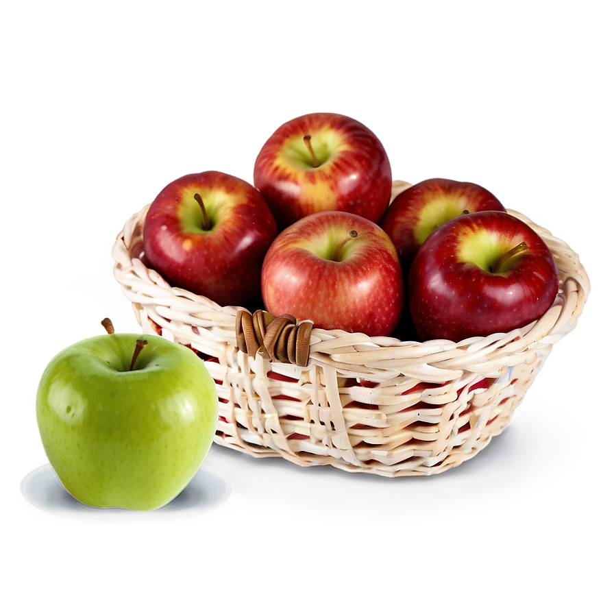 Apple Fruit Basket Png 32 PNG image