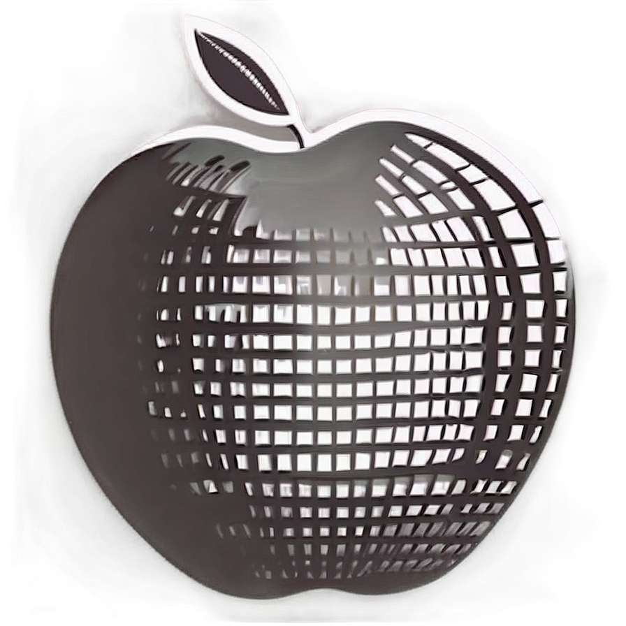 Apple Fruit Silhouette Png 06262024 PNG image