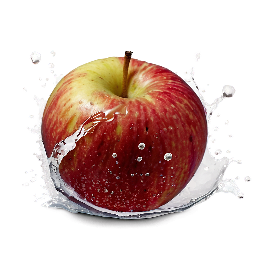 Apple Fruit Splash Png Fun PNG image