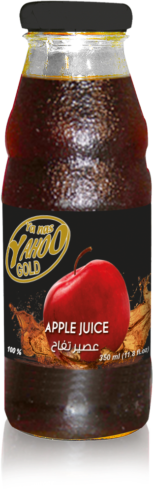 Apple Juice Bottle Yahoo Gold PNG image