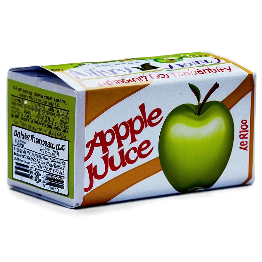 Apple Juice Box Transparent Png Cvj61 PNG image