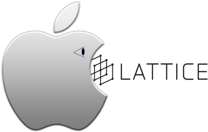 Apple Lattice Logo Design PNG image