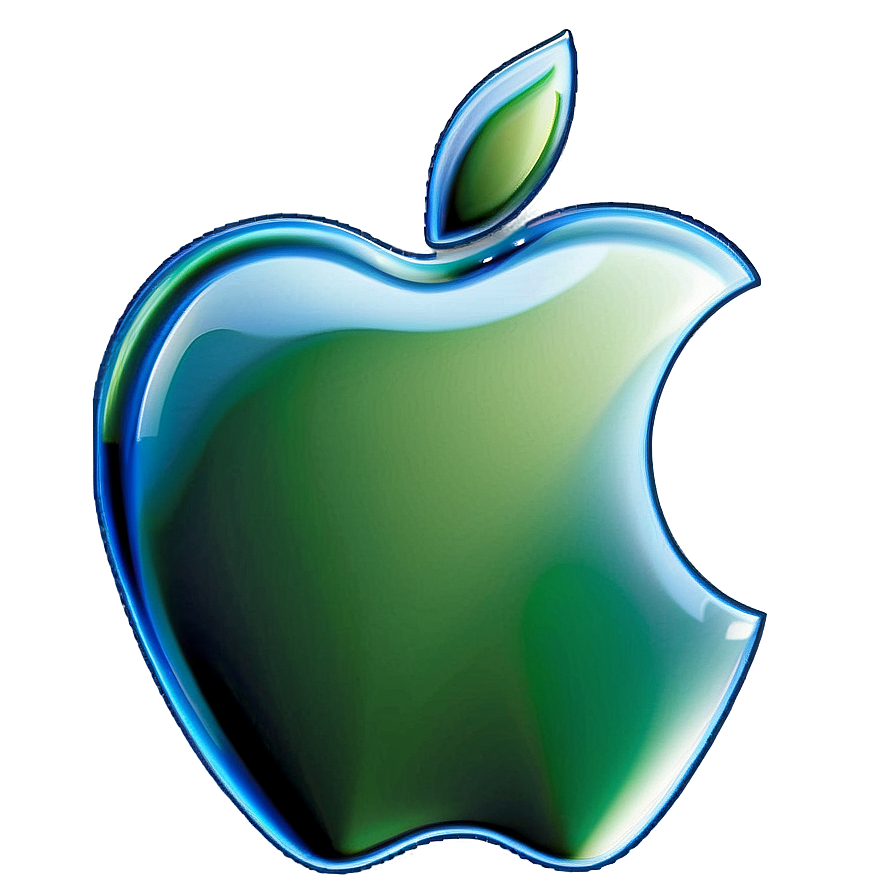 Apple Logo In Eco-friendly Style Png Ouh7 PNG image