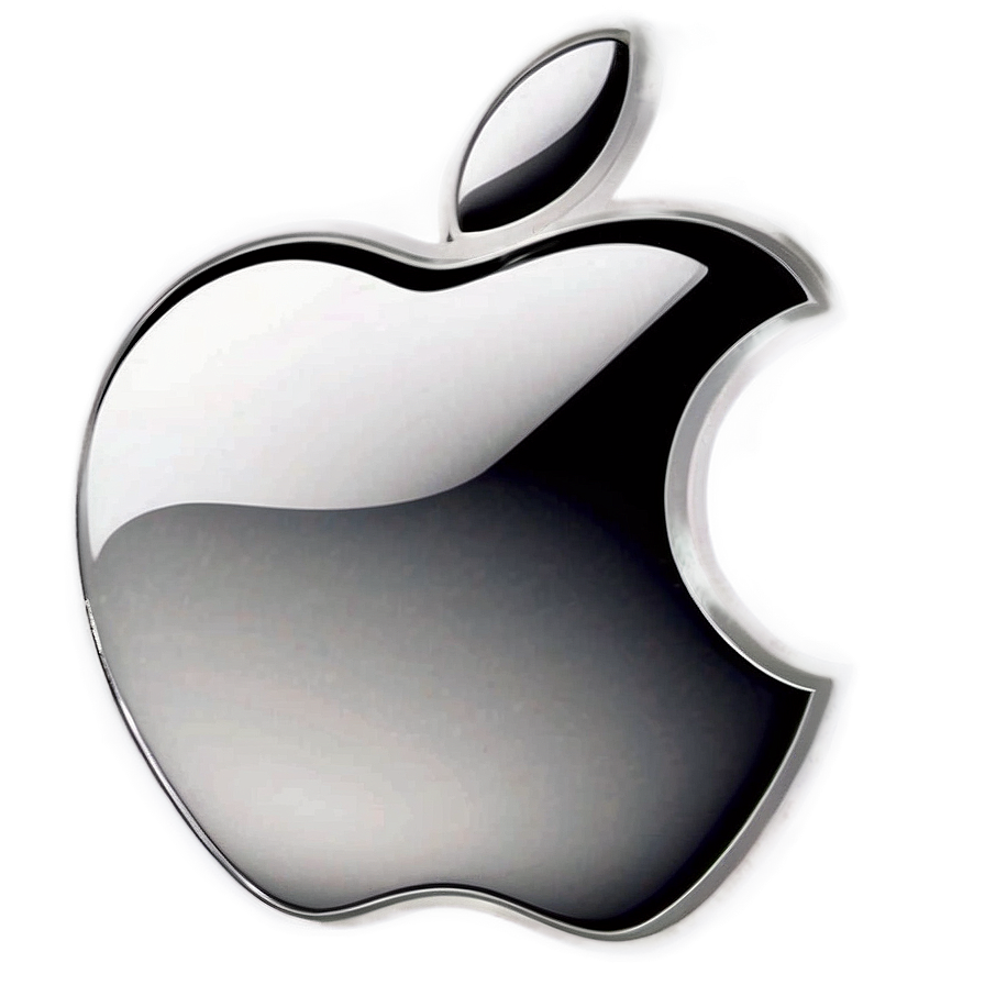 Apple Logo In Monochrome Png Vtv29 PNG image