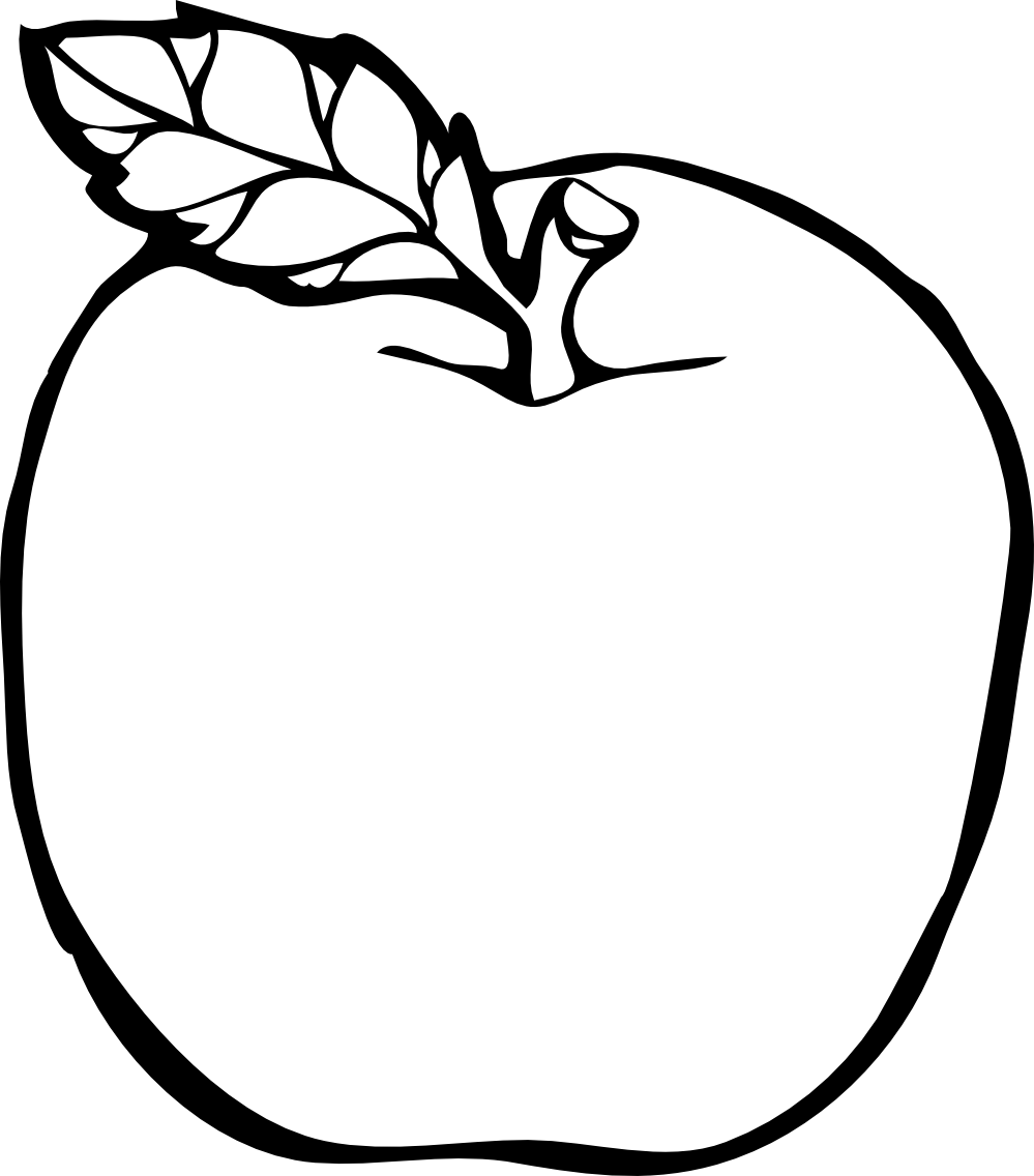 Apple Logo Silhouette PNG image