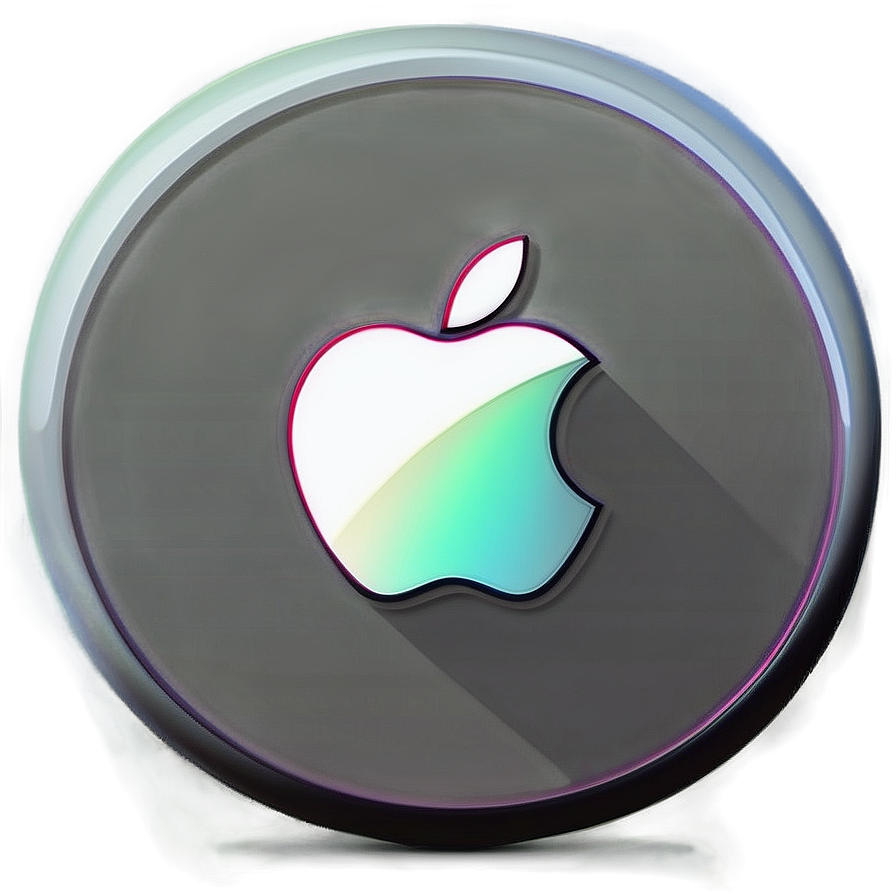 Apple Logo With Shadow Effect Png 05232024 PNG image