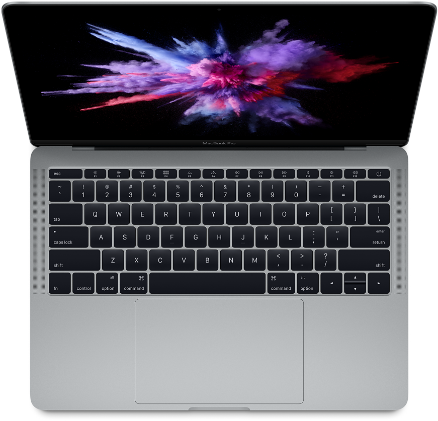 Apple Mac Book Pro Top View PNG image