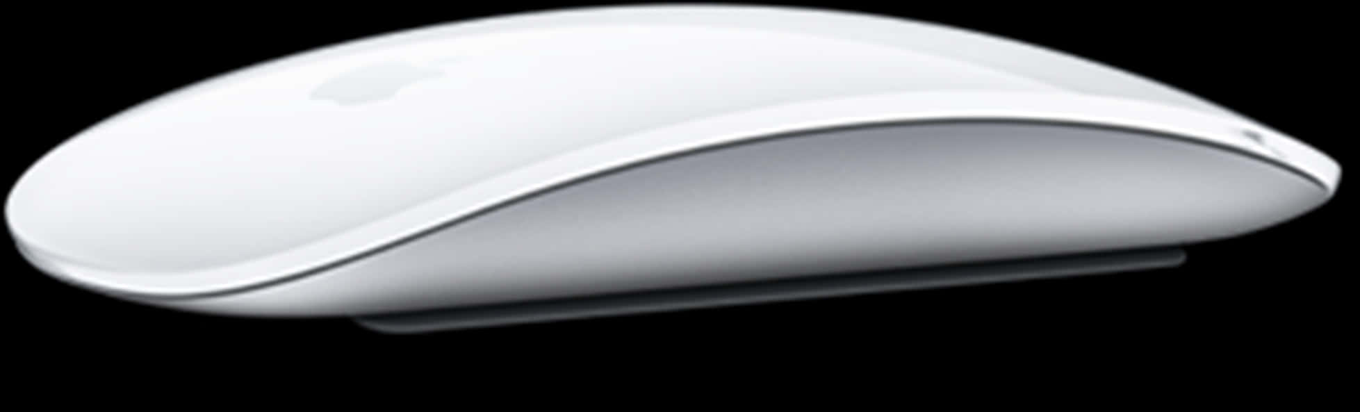 Apple Magic Mouse Isolatedon Black PNG image