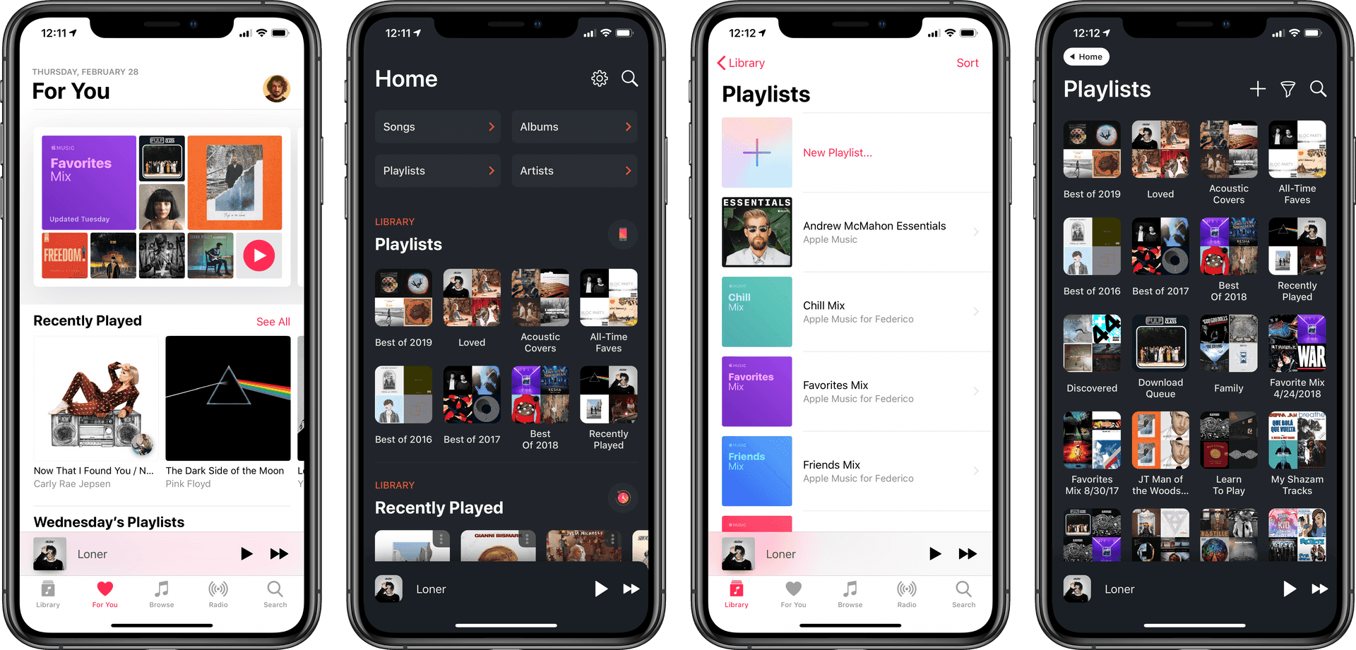 Apple Music App Screenshots PNG image