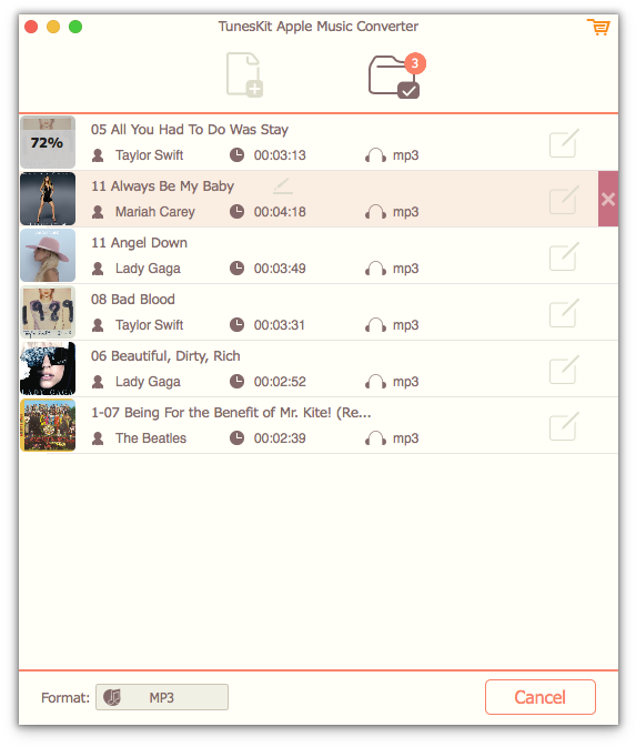 Apple Music Converter Software Screenshot PNG image