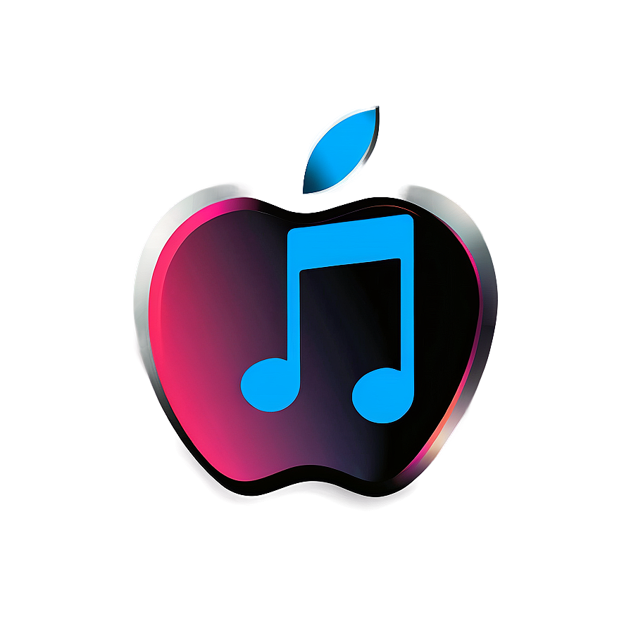 Apple Music Logo For T-shirt Print Png Rhb PNG image