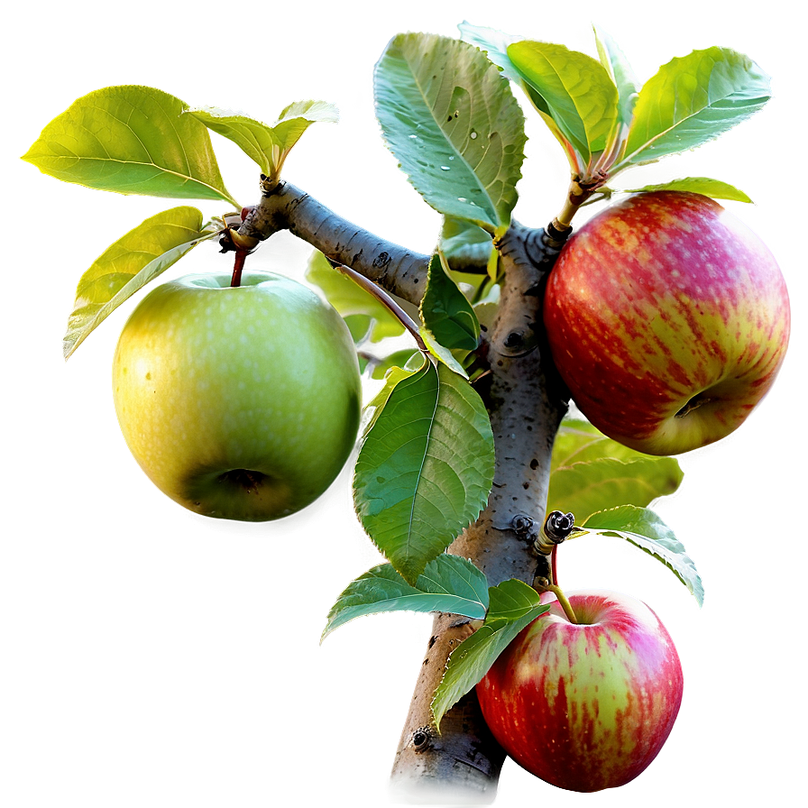 Apple On Tree Png Mnu PNG image