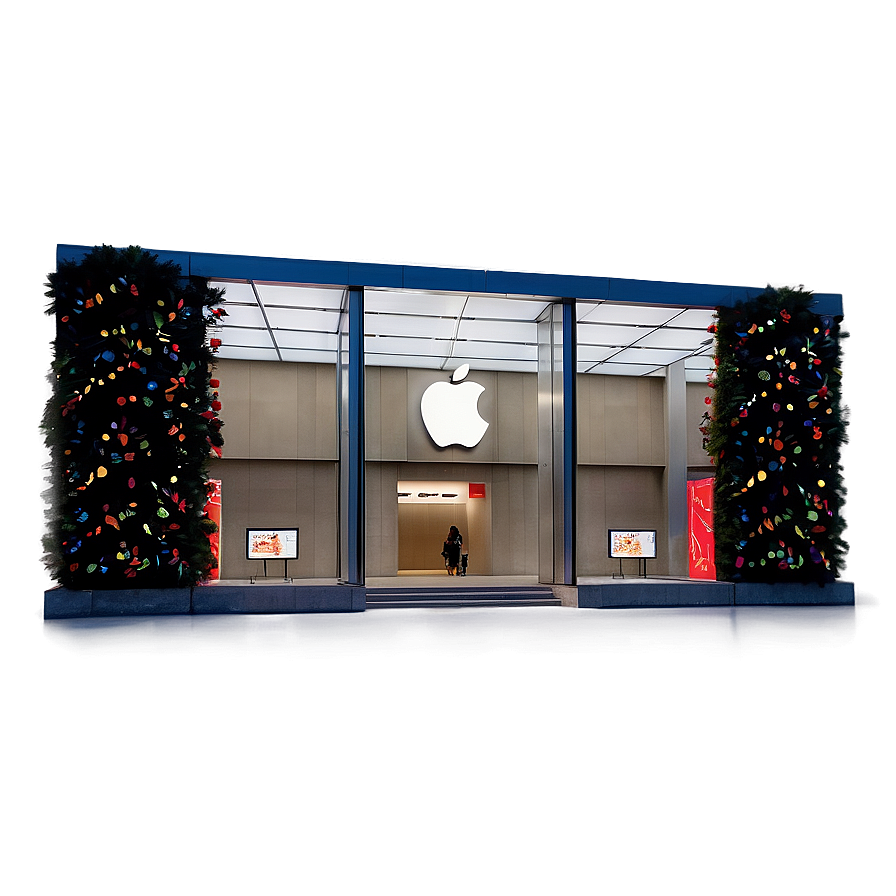 Apple Store Holiday Decor Png Ugh PNG image