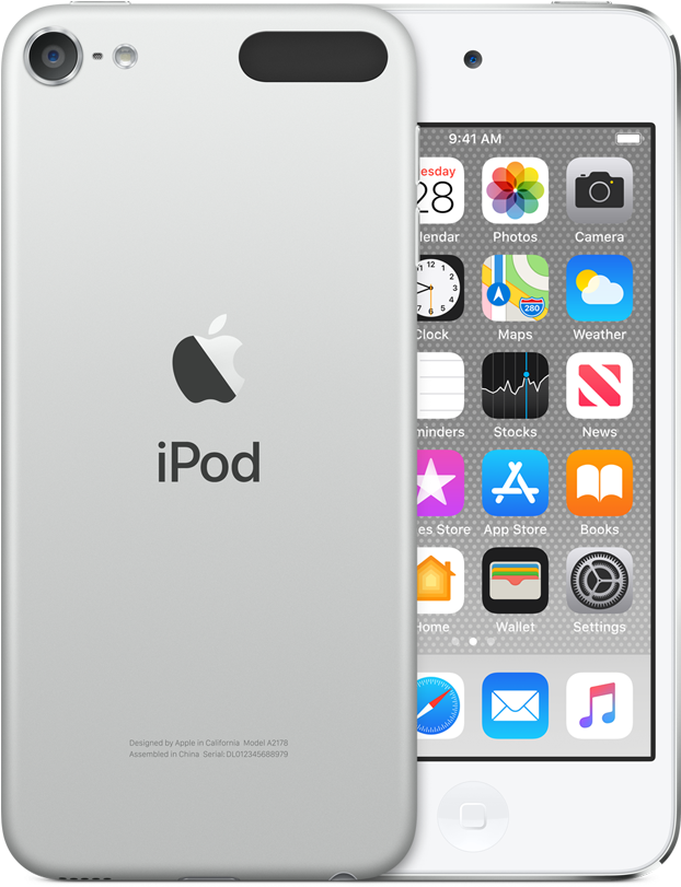Applei Pod Touch White PNG image