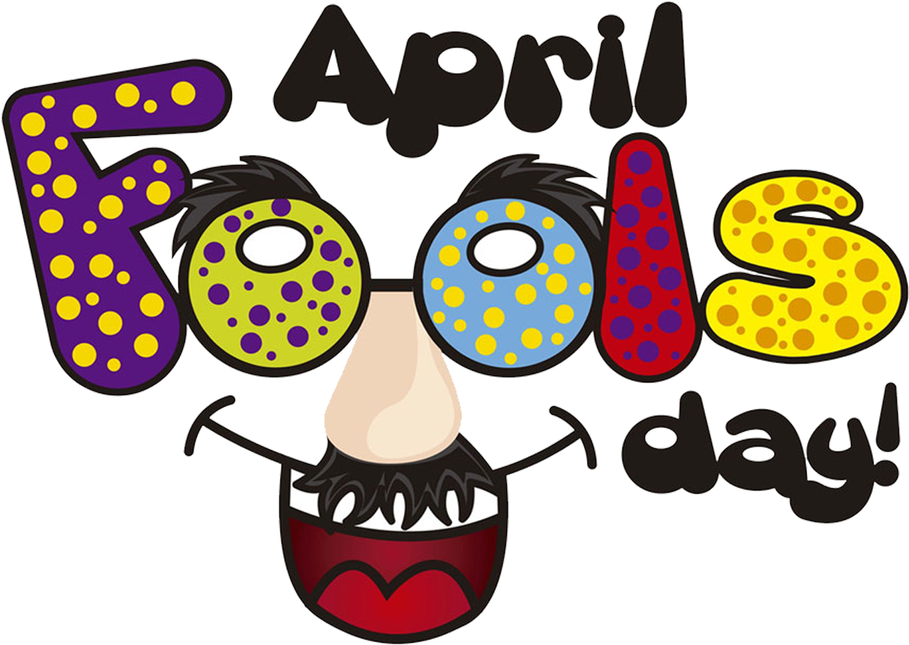 April Fools Day Cartoon Celebration PNG image